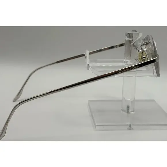 Christian Dior CAT ZGGMN Sunglasses Silver 59-18 135 Oval Rimless - Picture 5 of 10